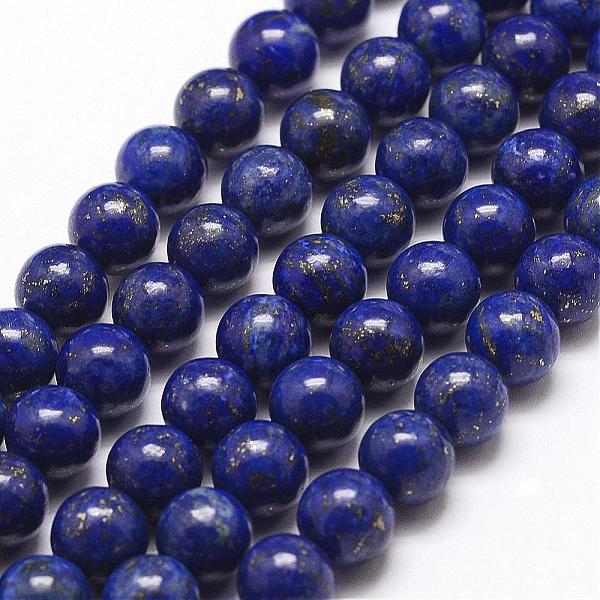 

PandaHall Natural Lapis Lazuli Bead Strands, Round, 10mm, Hole: 1mm, about 38pcs/strand, 15.5 inch(395mm) Lapis Lazuli Round