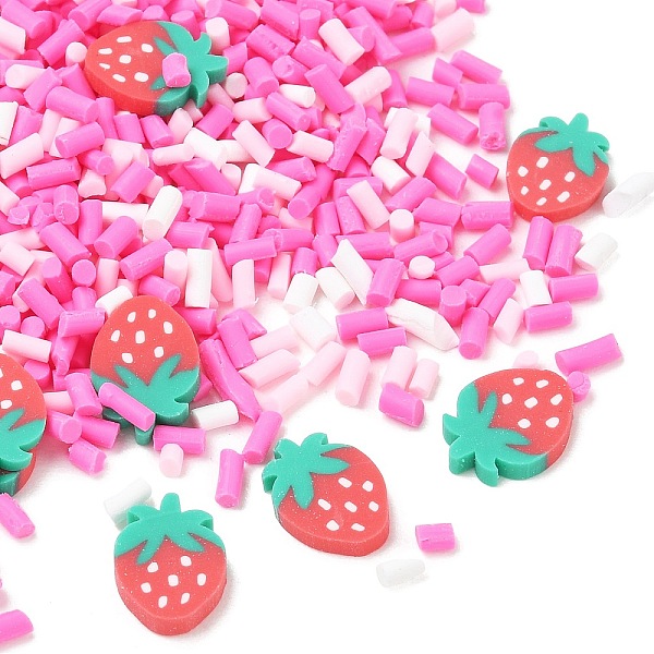 Mélange de vermicelles en pâte polymère fait main