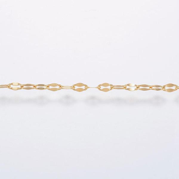 

PandaHall Ion Plating(IP) 304 Stainless Steel Dapped Chains, Cable Chains, Soldered, with Spool, Flat Oval, Golden, 3.5x2x0.6mm, about 32.8...