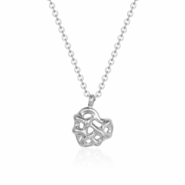 

PandaHall Hollow Heart Pendant Necklaces, Stainless Steel Cable Chain Necklaves for Women Stainless Steel Heart