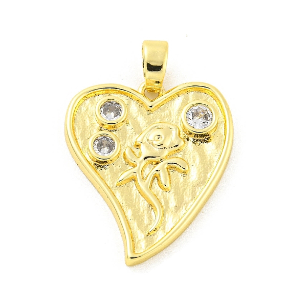 

PandaHall Brass Micro Pave Clear Cubic Zirconia Pendants, Heart, Real 18K Gold Plated, 21x18x2.5mm, Hole: 4.5x2.5mm Brass+Cubic Zirconia...