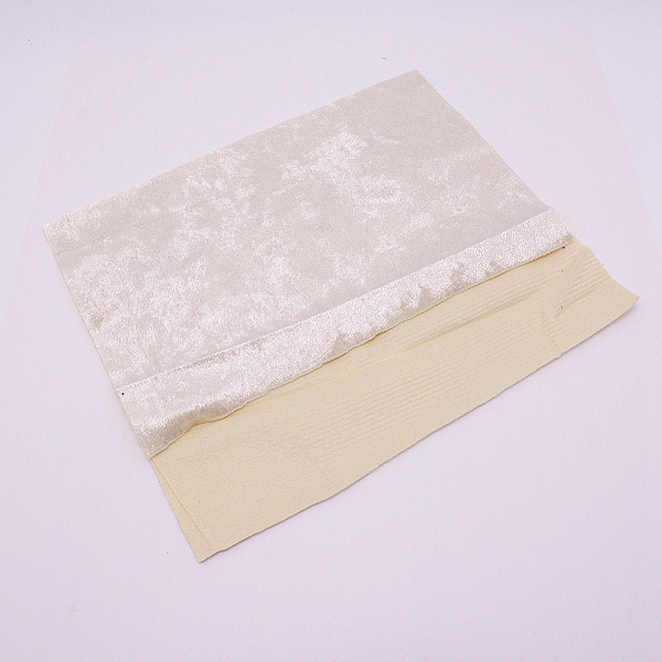 

PandaHall Flannel Fabric, Sofa Cover, Garment Accessories, Rectangle, White, 29~30x19~20x0.05cm Cloth White