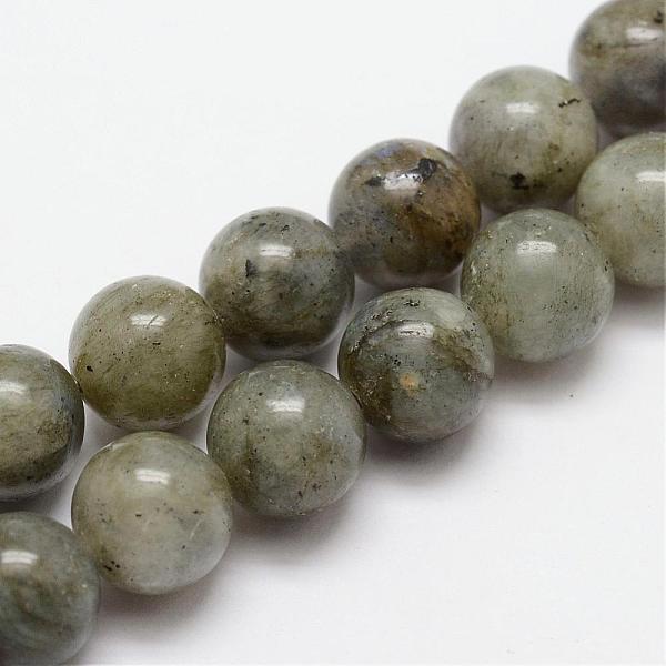 

PandaHall Natural Labradorite Bead Strands, Round, 4mm, Hole: 1mm, about 47pcs/strand, 7.7 inch Labradorite Round