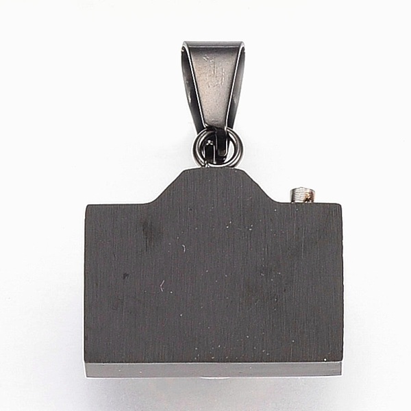 

PandaHall 304 Stainless Steel Cubic Zirconia Pendants, Camera, Gunmetal, 19.5x19.5x10mm, Hole: 5x10mm Stainless Steel+Cubic Zirconia..., Clear