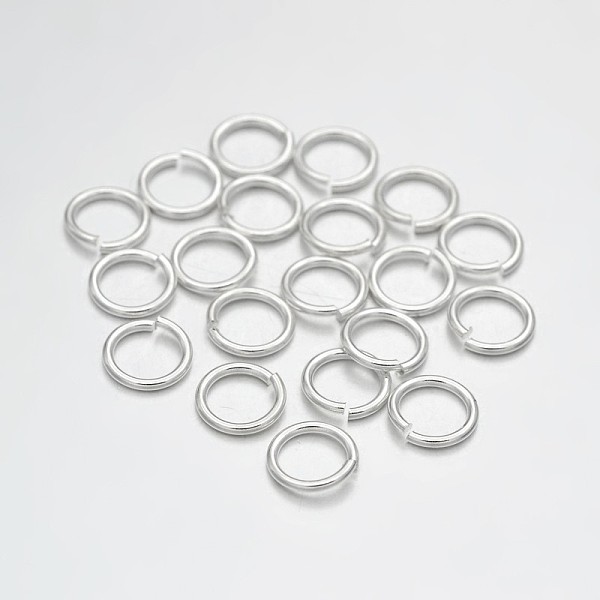 

PandaHall Brass Open Jump Rings, Silver, 23 Gauge, 3x0.6mm, Inner Diameter: 1.2mm, about 22727pcs/500g Brass