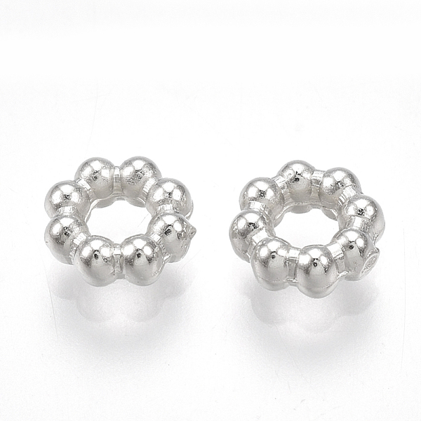 

PandaHall CCB Plastic Spacer Beads, Donut, Platinum, 5.5x2mm, Hole: 2mm Plastic Donut