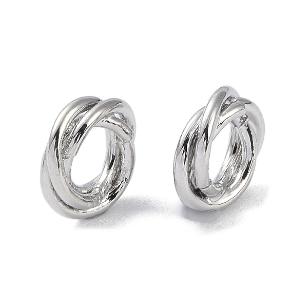 

PandaHall Brass Linking Rings, Wire Wrapping Rings, Platinum, 10.5x10.5x3mm, Inner Diameter: 5mm Brass Ring