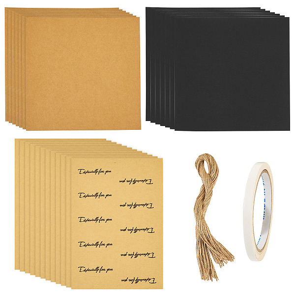 50 lot de 2 papiers d'emballage pour bouquet en papier kraft de [2] couleurs