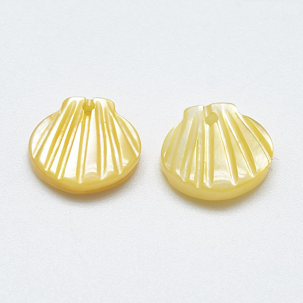 Yellow Shell Charms