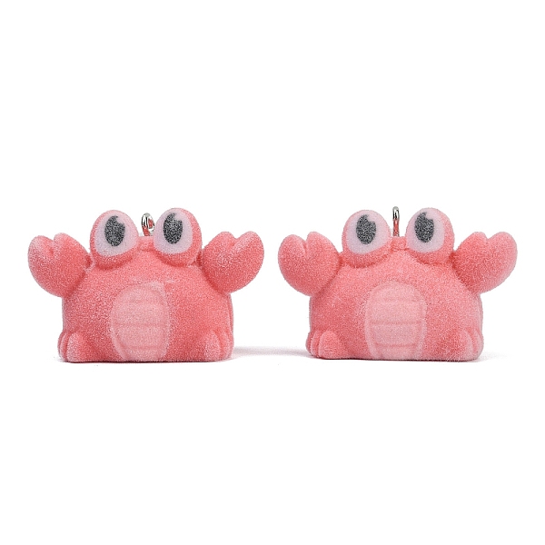 Flocky Resin Pendan… - image