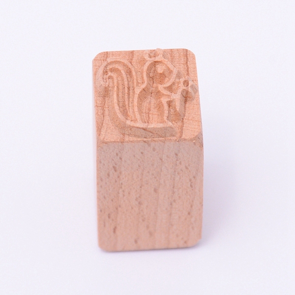 

PandaHall Wooden Stamps, Rectangle, Animal Pattern, 50x20x20mm Wood Other Animal