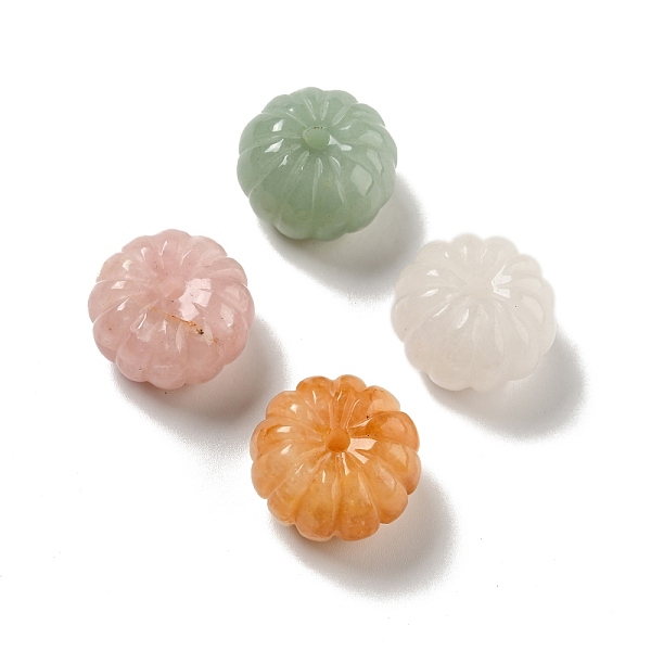 

PandaHall Natural Mixed Stone Beads, Pumpkin, 25x15~16mm, Hole: 3.5mm Mixed Stone Pumpkin