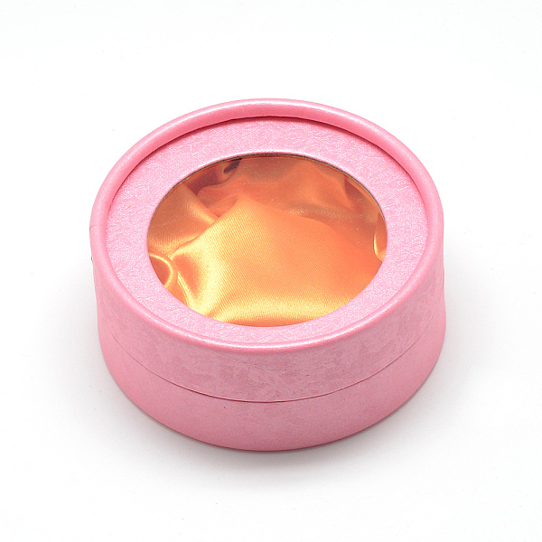 

PandaHall Cardboard Bracelet Boxes, for Bracelet & Bangle, Flat Round, Pink, 8.5x3.5cm Paper Round Pink