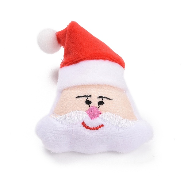 

PandaHall Cotton Doll Ornament Accessories, with Non-Woven Fabric & Velvet Finding, for DIY Brooch, Bag, Socks, Scarves, for Christmas..., White