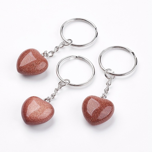 Synthetic Goldstone Keychain