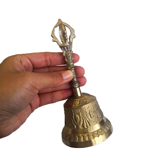 

PandaHall Brass Mini Altar Bells for Witchcraft Wiccan Altar Supplies, Multi-Purpose Hand Bells for Craft Alarm School Church Classroom Bar...