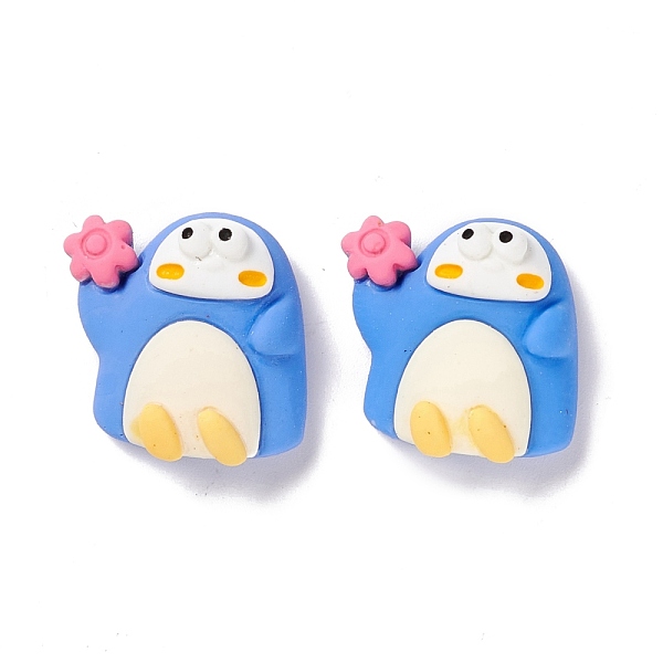 

PandaHall Resin Cabochons, Penguin, Dodger Blue, 20x20x9mm Resin Penguin