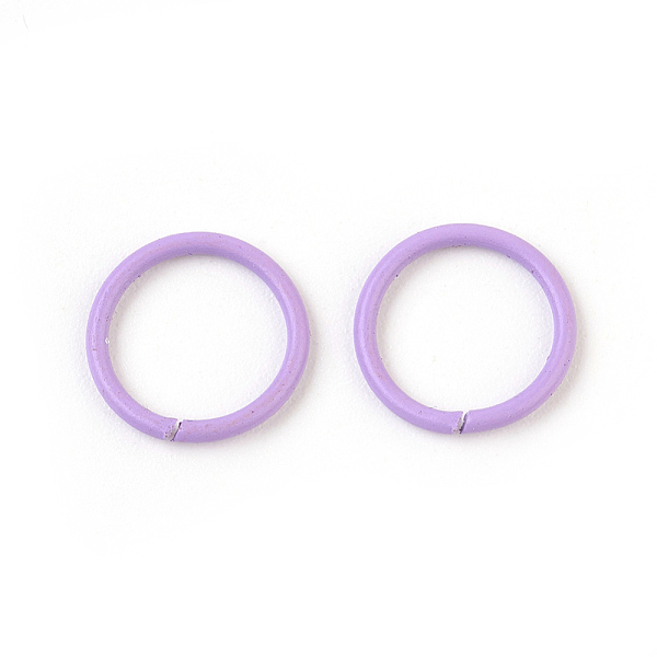 

PandaHall Iron Jump Rings, Open Jump Rings, Plum, 18 Gauge, 10x1mm, Inner Diameter: 8mm Iron Purple