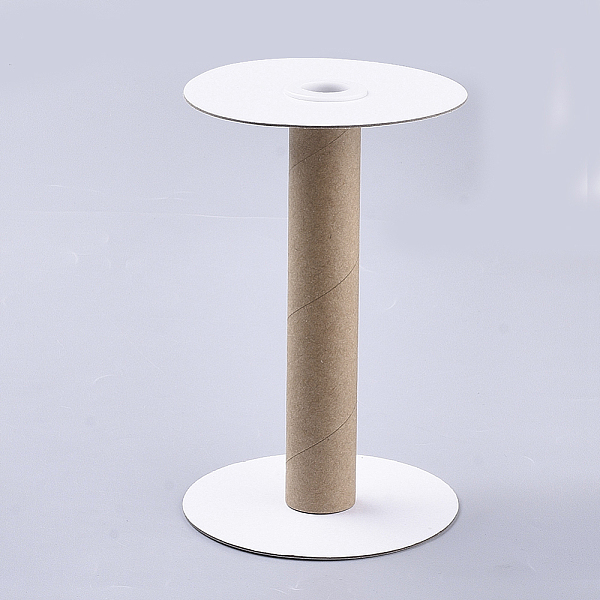 

PandaHall Paper & Plastic Spools, Wheel, White, 100x155mm Paper White