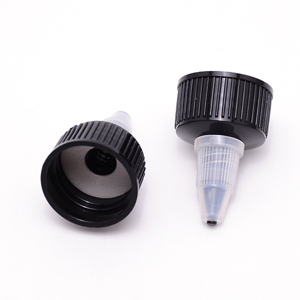 

PandaHall PP Squeeze Bottle Lid, Squeeze Bottl Replace Accessories, Black, 4.15x2.7cm Plastic Black