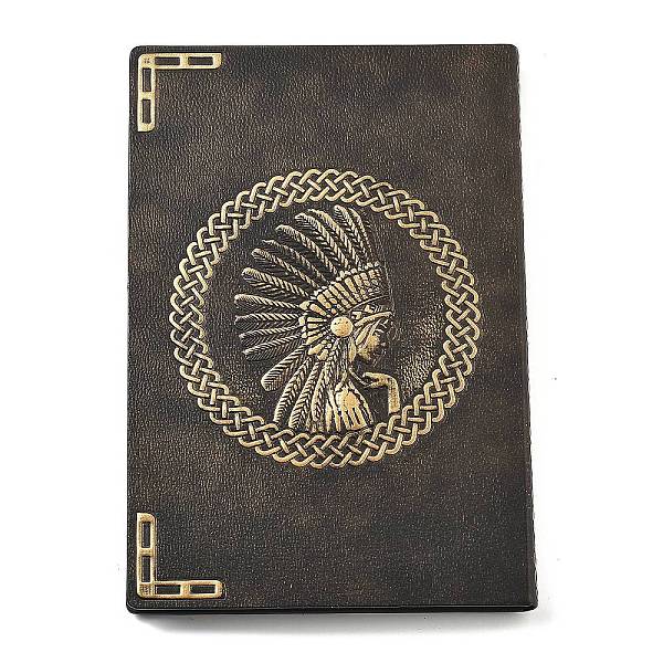 A6 3D Embossed PU Leather Notebook