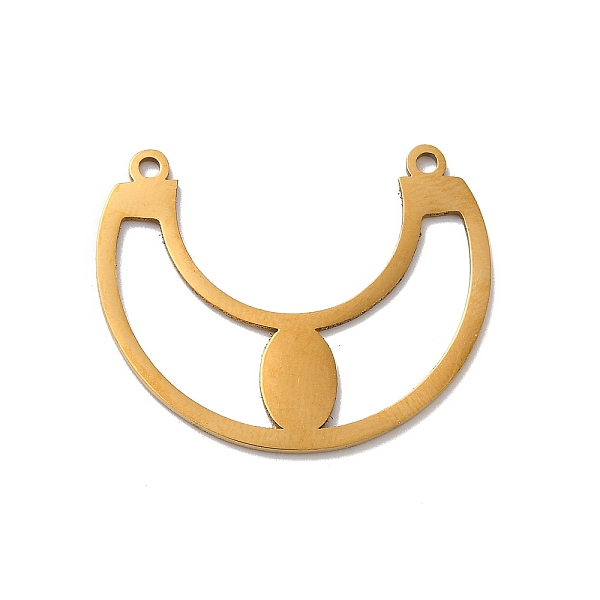 

PandaHall Bohemian Style 304 Stainless Steel Pendant, Laser Cut, Moon, Golden, 24.5x30.5x1mm, Hole: 1.5mm 304 Stainless Steel Moon
