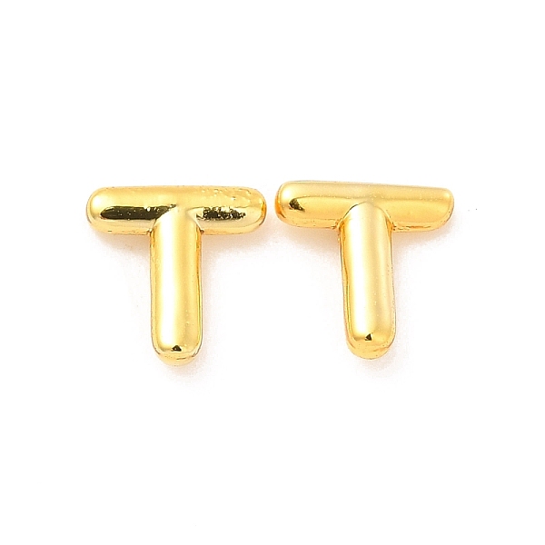 

PandaHall Brass Hollow Out Initial Letter Stud Earrings for Women, Real 18K Gold Plated, Lead Free & Cadmium Free, Letter.T, 7x6.5x1.5mm...