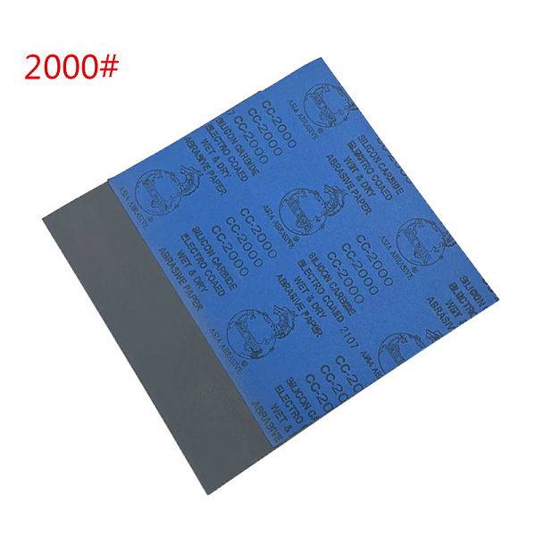 

PandaHall Rectangle Sandpaper, Polishing Grinding Tools, Gray, 2000 Grit, 28x23x0.02cm Sandpaper Gray