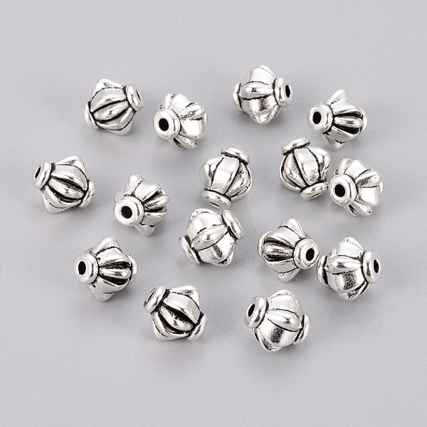 

PandaHall Tibetan Silver Spacer Beads, Lead Free & Cadmium Free, Bicone, Antique Silver, about 7.6 mm wide, 7.8mm long, Hole: 1.5mm Alloy...