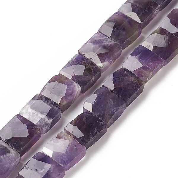 

PandaHall Natural Amethyst Beads Strands, Faceted, Square, 9~11.5x9~12x5~7mm, Hole: 1.2mm, about 34~36pcs/strand, 14.96~15.63 inch...