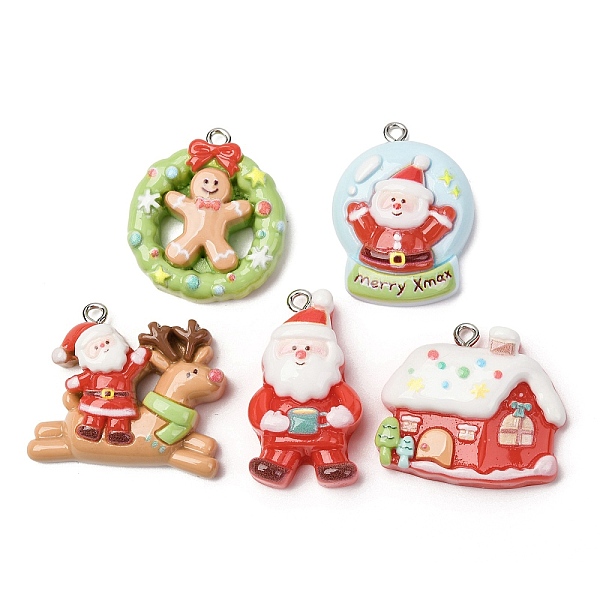 Pendentifs de noël en résine opaque-image-RESI-I348-01A-fr