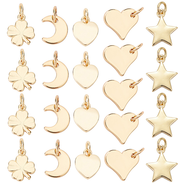 30Pcs 5 Style Brass… - image