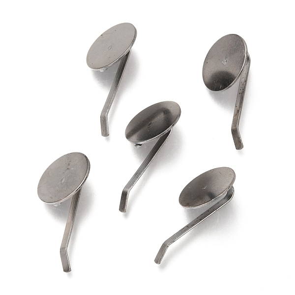 

PandaHall Iron Bobby Pin Findings, Pony Hook, Gunmetal, 31x18x8.9mm Iron