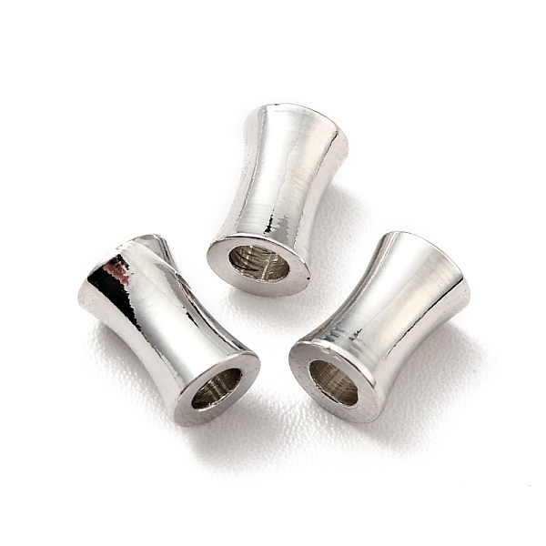 

PandaHall Brass Beads, Cadmium Free & Lead Free, Column, Platinum, 6x4mm, Hole: 2mm Brass Column