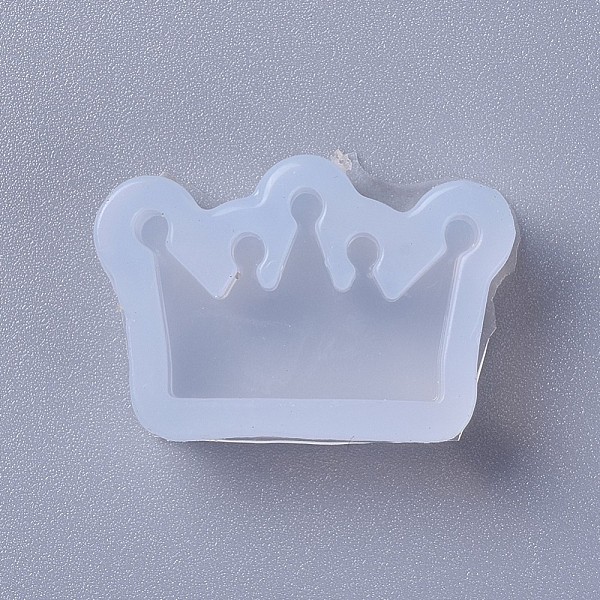 

PandaHall Silicone Molds, Resin Casting Molds, For UV Resin, Epoxy Resin Jewelry Making, Crown, White, 19x27x8mm, Inner Diameter: 16x23mm...