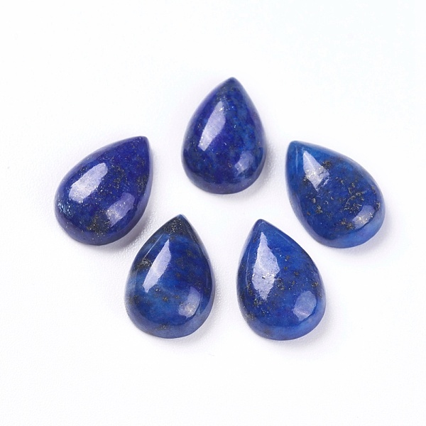 

PandaHall Natural Lapis Lazuli Cabochons, Dyed, teardrop, 12x8x3~4.5mm Lapis Lazuli Teardrop