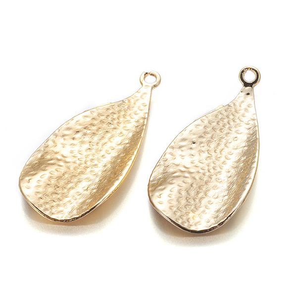 

PandaHall Alloy Pendants, Long-Lasting Plated, teardrop, Golden, 40x18.5x3mm, Hole: 1.8mm Alloy Teardrop