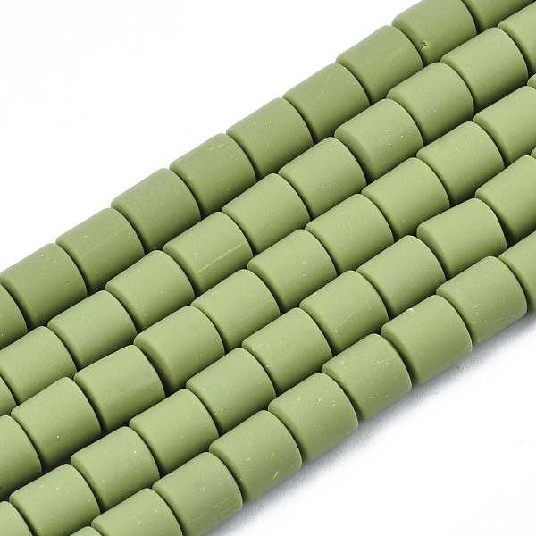 

PandaHall Handmade Polymer Clay Beads Strands, for DIY Jewelry Crafts Supplies, Flat Round, Yellow Green, 6.5x6mm, Hole: 1.2mm, about...