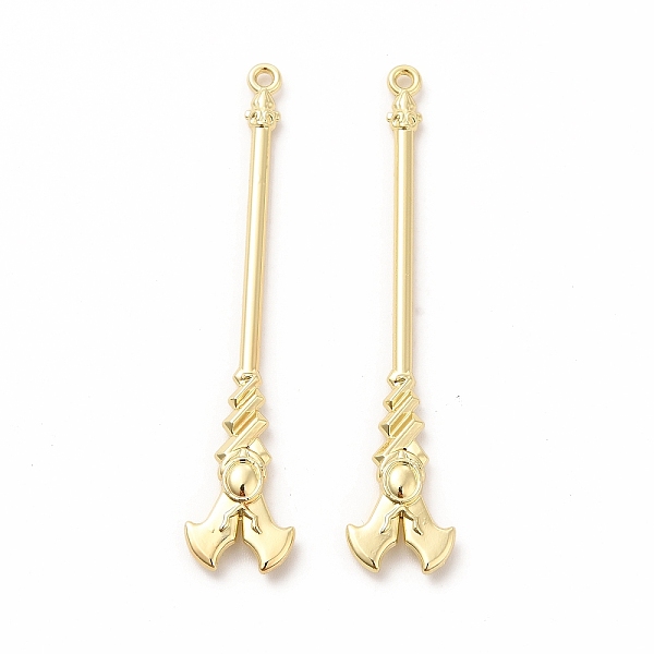 

PandaHall Rack Plating Alloy Big Pendants, Cadmium Free & Nickel Free & Lead Free, Magic Wand Charm, Golden, 59.5x12x4mm, Hole: 2mm Alloy...