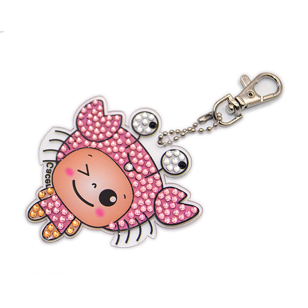 

PandaHall DIY Constellations Pattern Cartoon Keychain Diamond Painting Kits, Including Acrylic Pendant, Resin Rhinestones, Diamond Sticky..., Multicolor