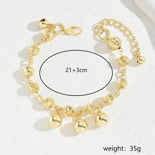

PandaHall Bohemian Style Iron Tassel Round Charm Anklets for Women Iron Round