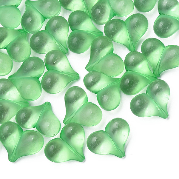 

PandaHall Transparent Acrylic Beads, Heart, Medium Sea Green, 17.5x22x10mm, Hole: 1.4mm, about 260pcs/500g Acrylic Heart
