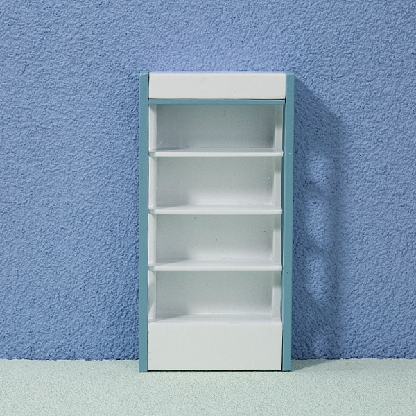 

PandaHall Miniature Food Play Supermarket Cashier Counter, Cabinet Combination 1:12 Furniture Model Dollhouse Accessories, White...