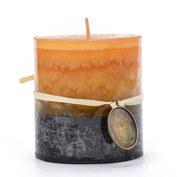 

PandaHall Column Shape Aromatherapy Smokeless Candles, with Box, for Wedding, Party, Votives, Oil Burners and Home Decorations, Sandy Brown...