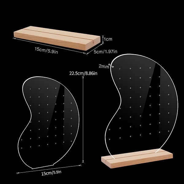 Clear Acrylic Earri… - image