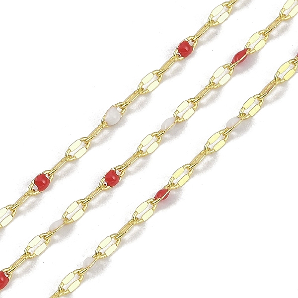 Rack Plating Brass Dapped Chains