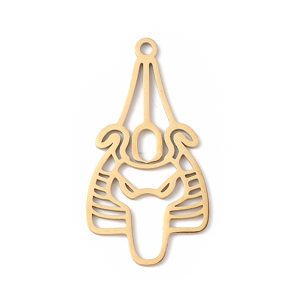 

PandaHall 304 Stainless Steel Pendants, Usir Charm, Golden, 32.5x17x0.9mm, Hole: 1.6mm 304 Stainless Steel Others