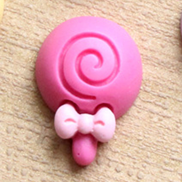 

PandaHall Resin Cabochons, DIY for Earrings & Bobby pin Accessories, Sweets, Cerise, 22x15mm Resin Candy Red