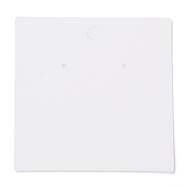 

PandaHall Rectangle Cardboard Jewelry Display Cards, for Hanging Earring & Necklace & Bracelet Display, Women Pattern, 8x8x0.04cm, about...
