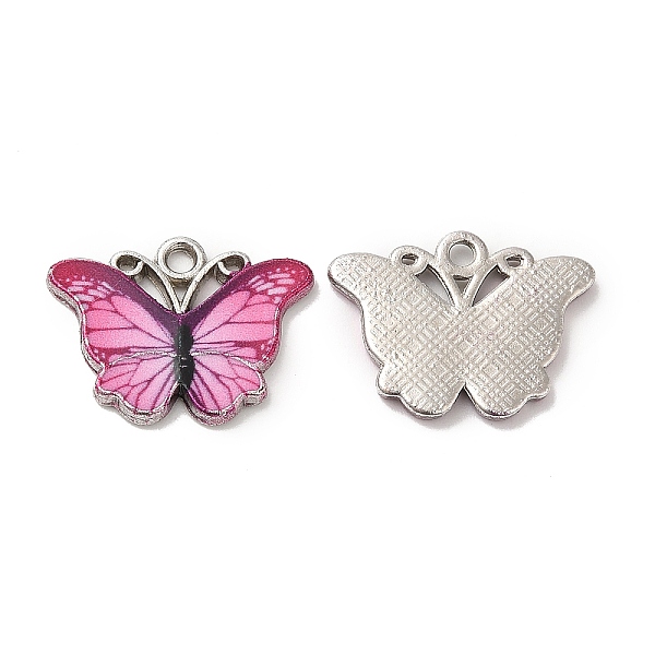 

PandaHall Alloy Enamel Pendants, Long-Lasting Plated, Cadmium Free & Nickel Free & Lead Free, Platinum, Butterfly Charm, Mixed Color..., Multicolor